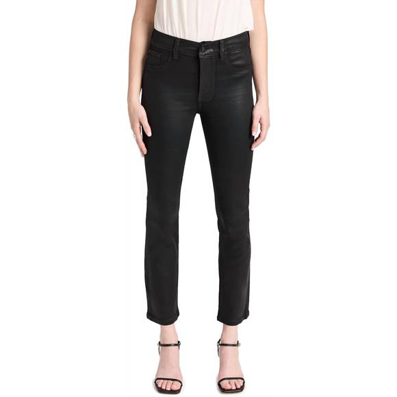 NEW DL1961 - WOMEN'S mara straight mid rise instasculpt ankle jeans in black - Picture 1 of 2